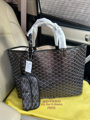 Goyard black tote Bag