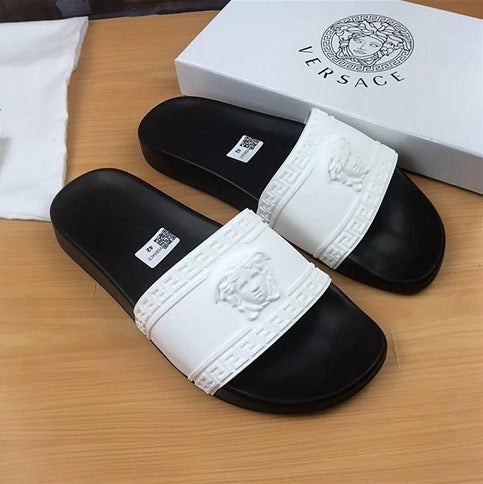 Versce White Limited Edition Slidder