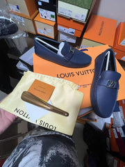 LV blue Edition leather Shoe 2025