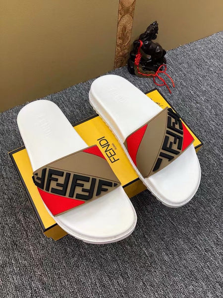 Fndi white Limited Edition Slidder