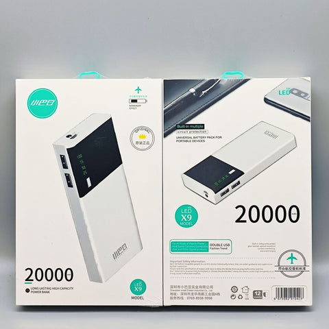 Power Bank High power 20000 MAH with fast charging
