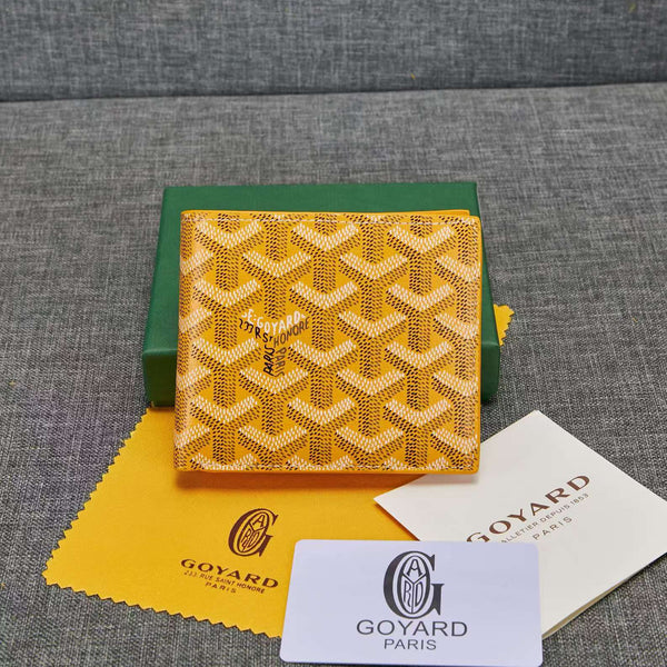 Goyrd yellow men wallet Leather