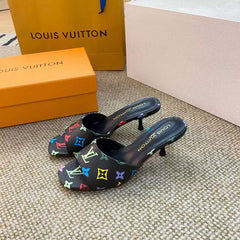 LV Denim Presbyopia Cat and Slippers