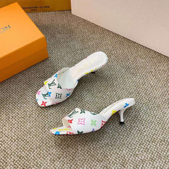 LV Denim Presbyopia Cat and Slippers