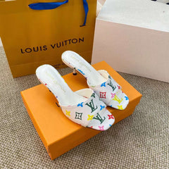 LV Denim Presbyopia Cat and Slippers