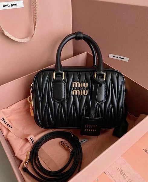 Miumiu Matelasse nappa leather mini bag