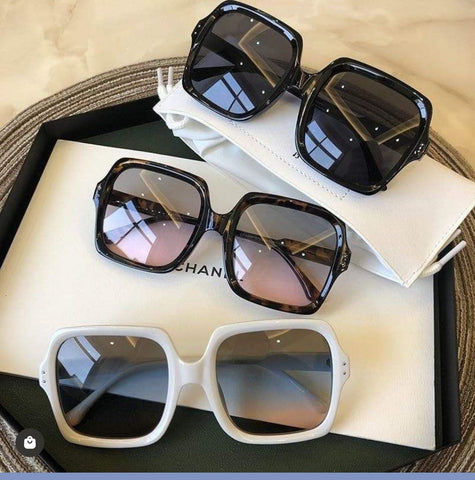 Chanel square sunglasses
