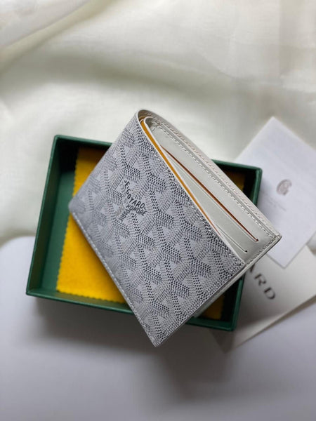 Goyrd White Grey men wallet Leather