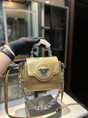 V Side handbag