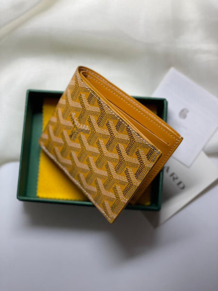 Goyrd yellow men wallet Leather