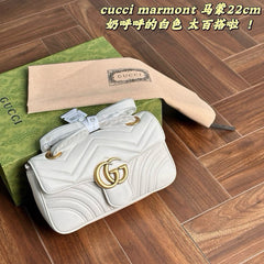 Gucci marmout white handbag