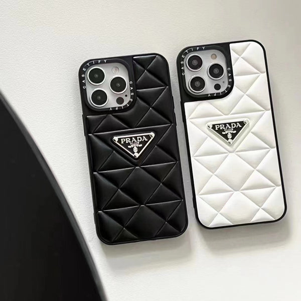 Prada pattern Mobile Iphone Cases