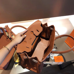 Hermes brikin brown Handbag