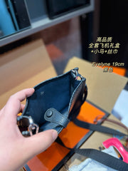 H Evelyne black handbag