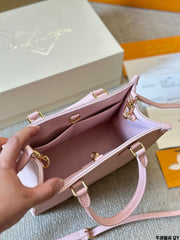 LV pink OTG handbag