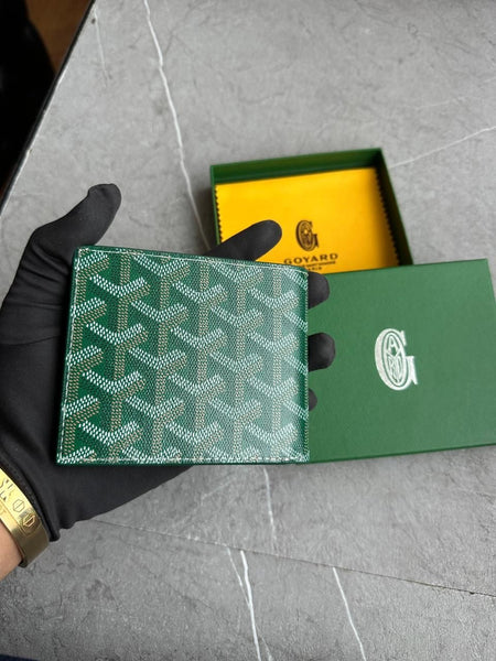 Goyad Green men wallet Leather