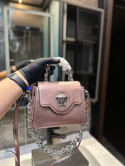 V Side handbag