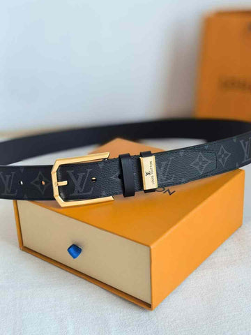LV Latest Edition Leather Belt