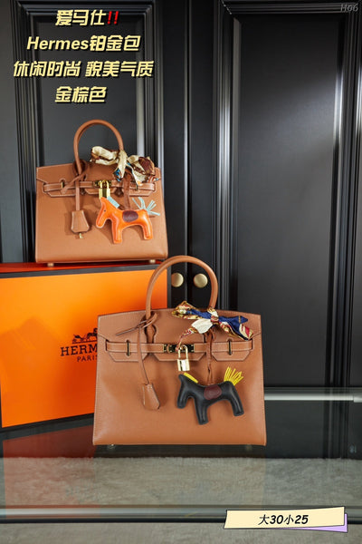 Hermes brikin Brown handbag