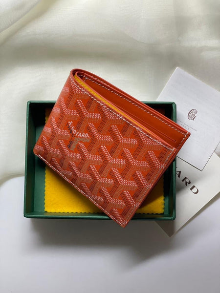 Goyrd orange men wallet Leather