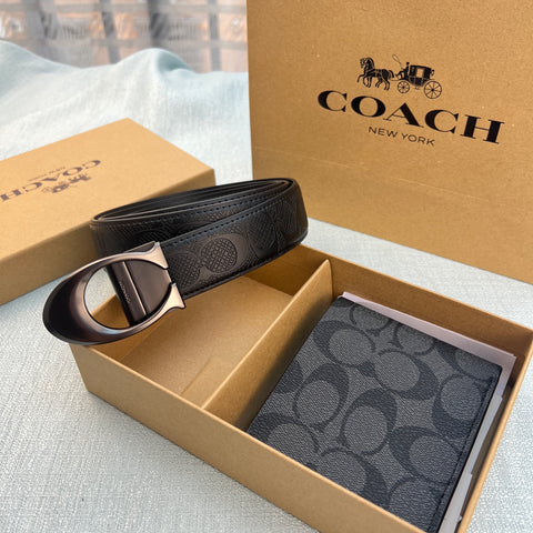 Coch Belt with wallet Leather set