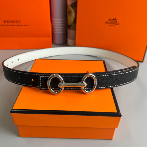 H Leather Belt