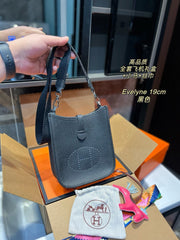 H Evelyne black handbag
