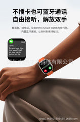 HD smart watch with simworking and wireless charger