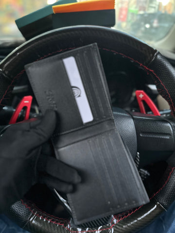 LV Black alpha wallet Limited Edition Leather Wallet