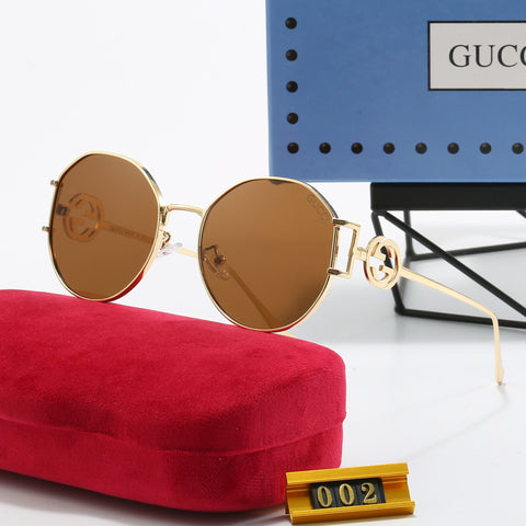 Gucci Brown round sunglasses