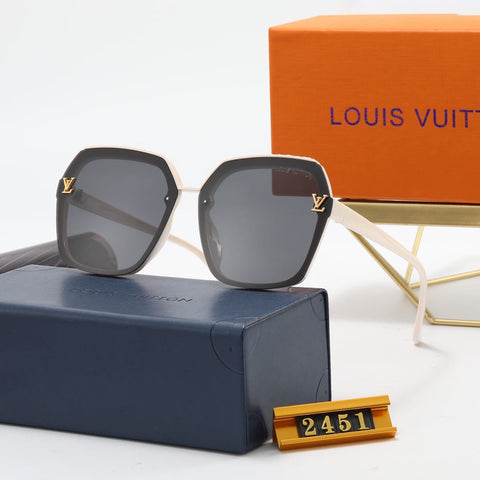Louis Vuitton white sunglasses