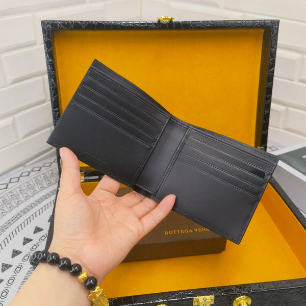 BV leather wallet black edition 2025