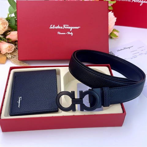 Fegamo Belt with wallet Leather set