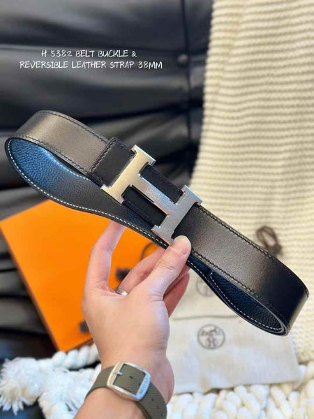 H black Limited edition Leather Belt