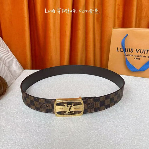 LV Latest Edition Leather Belt
