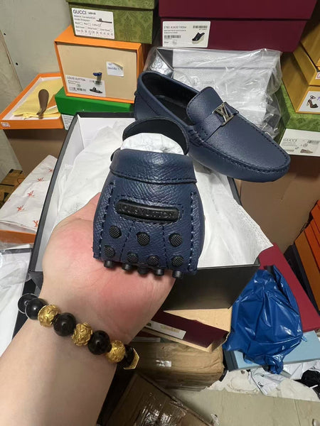 LV blue Edition leather Shoe 2025