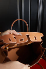 Hermes brikin Brown handbag