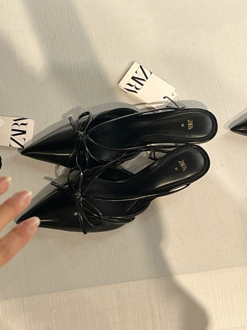 SALE Zra heel black edition Size 40