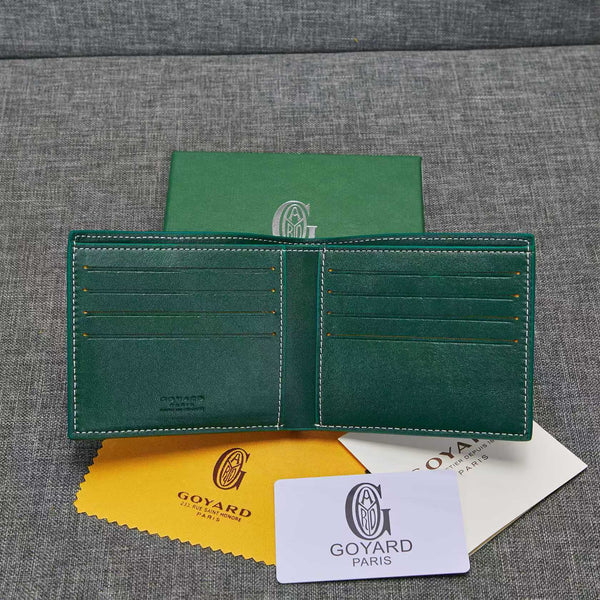 Goyad Green men wallet Leather