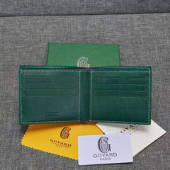Goyad Green men wallet Leather
