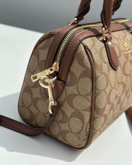 C Rowan Satchel in Signature Canvas