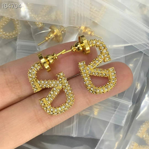 Vltn gold Earrings