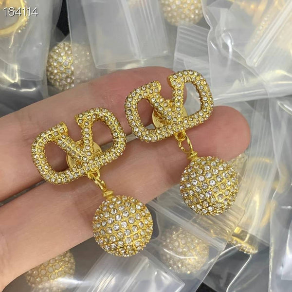 VLTN Dangle Ball Drops Earrings