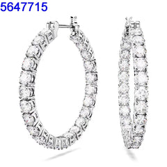 SWAR MATRIX HOOP EARRINGS