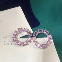 SWAR Round Earrings