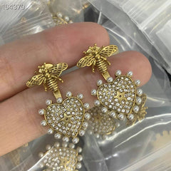 Famous brand Gold Drop Earrings