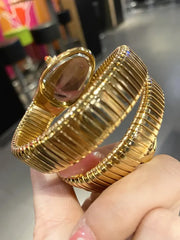 bvlgri Gold Double Surround Serpent-Shaped